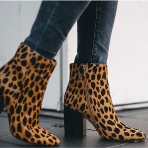 Vince Camuto Leopard Booties